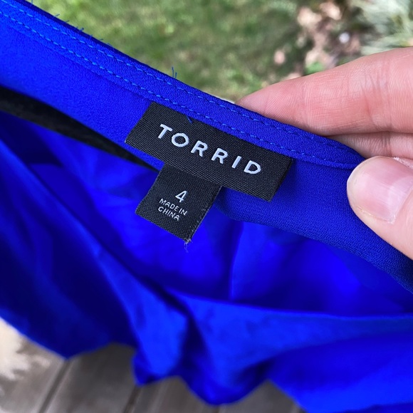 Torrid blue blouse - Picture 2 of 10
